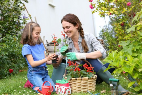 Local transfer station handling green waste and reusable materials